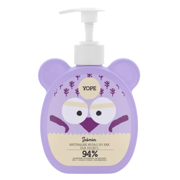 YOPE mydło dziecięce jaśmin fioletowa butelka, 400 ml - obrazek 3