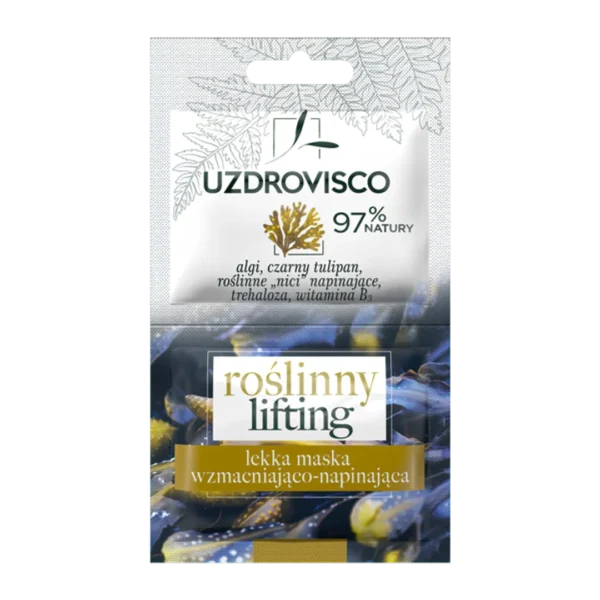 Uzdrovisco Roślinny lifting lekka maska do twarzy wzmacniająco-napełniająca, 10 ml