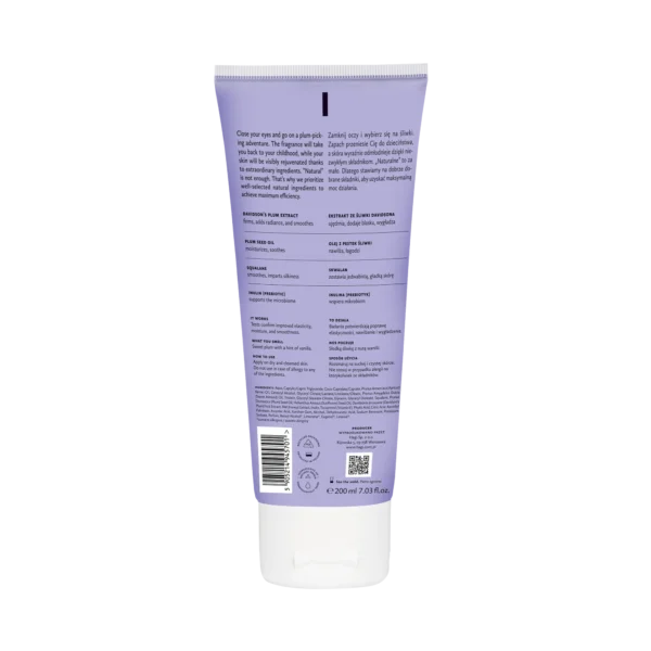 Hagi Na śliwki wygładzający balsam do ciała, 200 ml - obrazek 2