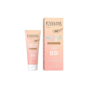 Eveline Cosmetics My Beauty Elixir Peach Cover pielęgnujący krem BB all in one nr 02 Dark, 30 ml