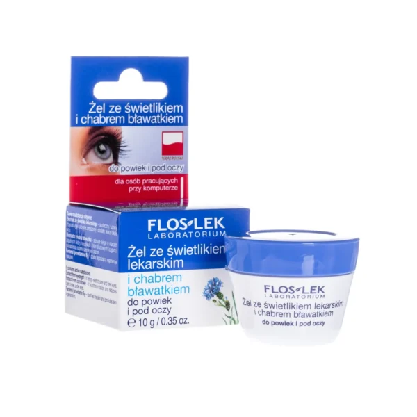 Floslek żel do powiek i oczu ze świetlikiem i chabrem bławatkiem, 10 g
