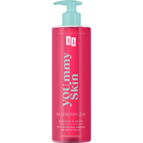 AA YOU.mmy Skin olejkowy żel pod prysznic, Raspberry Zen, 400 ml
