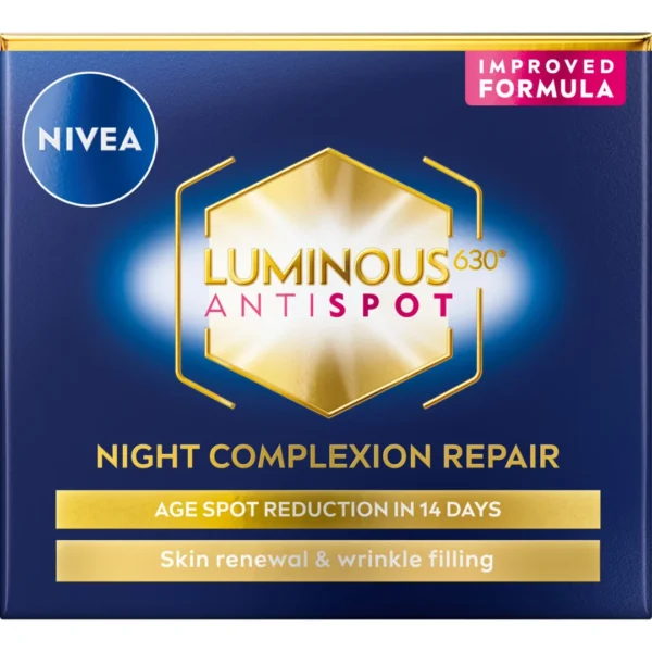 Nivea Luminous630 regenerujący krem na noc przeciw przebarwieniom, 50 ml - obrazek 3