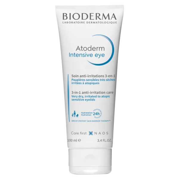Bioderma Atoderm Intensive Eye 3w1 pielęgnacja podrażnionej skóry powiek, 100 ml