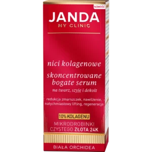 Janda My Clinic Nici kolagenowe skoncentrowane, bogate serum na twarz, szyję i dekolt, 30ml
