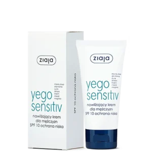 Ziaja Yego Sensitiv krem nawilżający dla mężczyzn SPF 10, 50 ml