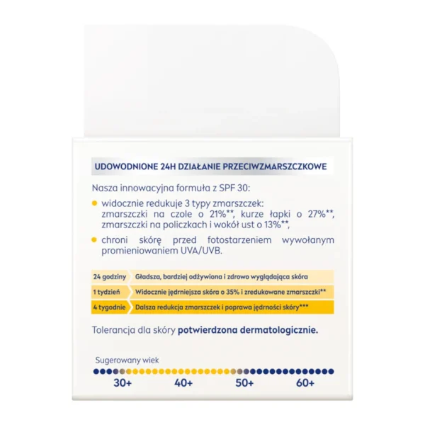 Nivea Q10 Ujędrnienie przeciwzmarszczkowy krem na dzień SPF 30, 50 ml - obrazek 5
