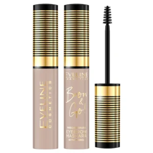 Eveline Cosmetics Brow & Go! maskara do brwi z zagęszczającymi włókienkami nr 05 Taupe, 6 ml