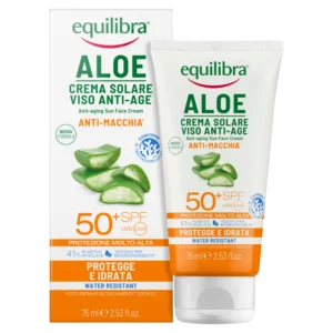 Equilibra Aloe Equilibra Aloe krem przeciwzmarszczkowy do twarzy UVA UVB SPF50+, 75 ml