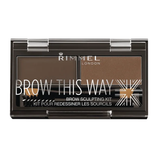 Rimmel Brow This Way paletka do brwi 003 Dark Brown, 1,3 g