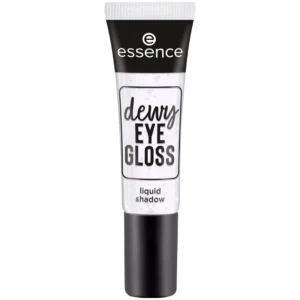 Essence Dewy Eye Gloss płynny cień do powiek zapewniający lśniące wykończenie 01 Crystal Clear, 8 ml