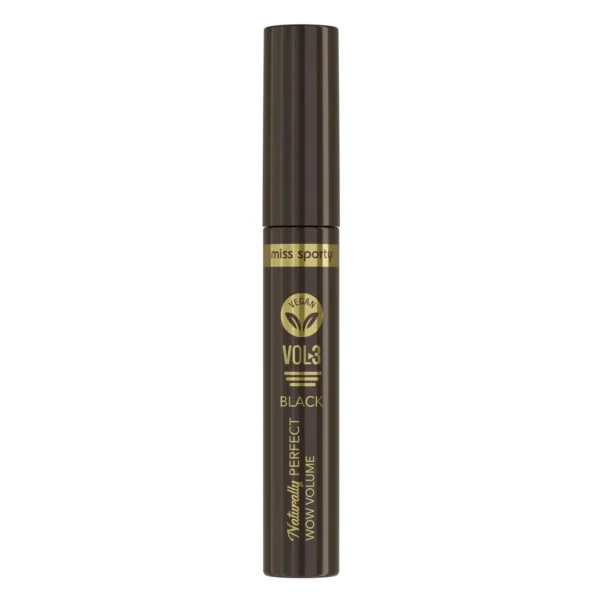 Miss Sporty Naturally Perfect Vol.3 wegański tusz do rzęs, nr 001 Black, 8 ml