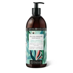 Barwa Natural Expert żel pod prysznic odżywczy biała herbata + ekstrakt z oliwki, 480 ml