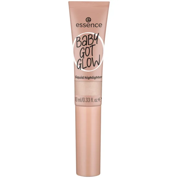 Essence Baby Got Glow rozświetlacz do twarzy w płynie 10 Sassy in Silk, 10 ml - obrazek 4