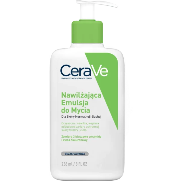 CeraVe nawilżająca emulsja do mycia z ceramidami, 236 ml