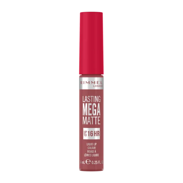 Rimmel Lasting Mega Matte płynna pomadka do ust nr 210 Rose & Shine, 7,4 ml