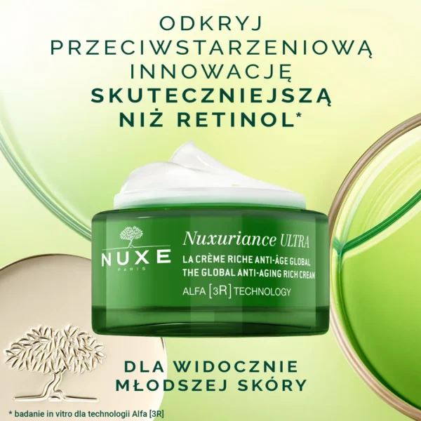 NUXE Nuxuriance Ultra bogaty krem do twarzy przeciwstarzeniowy na dzień, 50 ml - obrazek 4