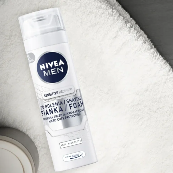 Nivea Men Sport Beat zestaw pianka do golenia i balsam, 100 ml + 200 ml - obrazek 5
