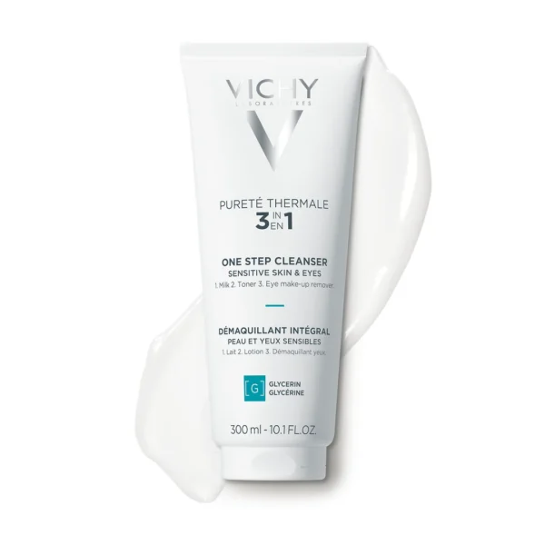 Vichy Laboratoires Purete Thermale 3 w 1 preparat do demakijażu twarzy i oczu, 300 ml - obrazek 4