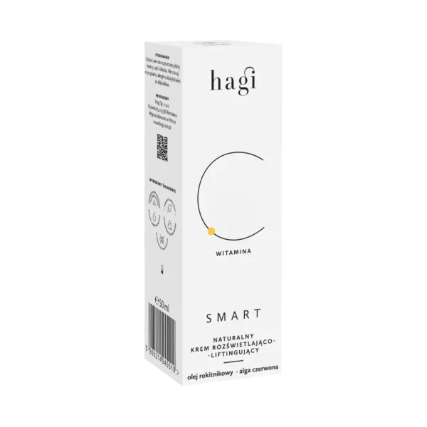 Hagi Smart C naturalny krem rozświetlająco-liftingujący z witaminą C, 50 ml - obrazek 4