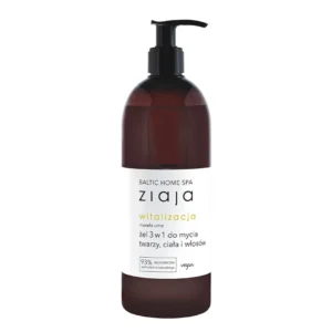 Ziaja Baltic Home Spa Witalizacja żel 3 w 1 do mycia twarzy, ciała i włosów, 500 ml