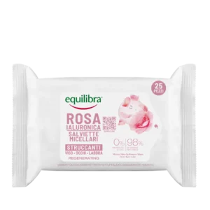 Equilibra Rosa micelarne chusteczki do demakijażu, 25 szt.