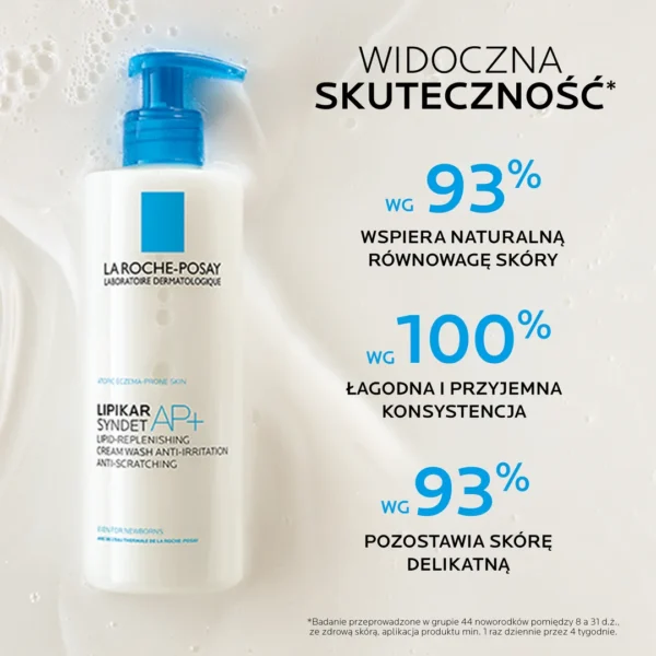 La Roche-Posay Lipikar Syndet żel-krem do mycia twarzy i ciała, 400 ml - obrazek 4