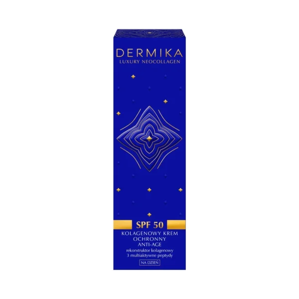 Dermika Luxury Neocollagen kolagenowy krem ochronny Anti-Age SPF50, 50 ml - obrazek 2