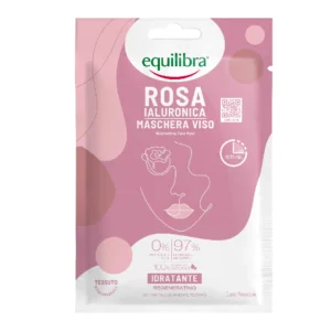 Equilibra Rosa maska na twarz w płachcie nawilżająca, 1 szt.
