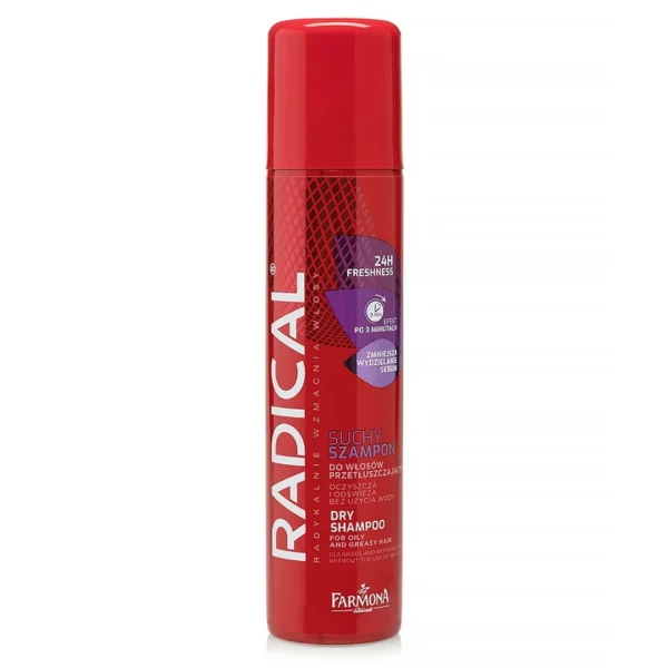 Radical Extra Świeżość suchy szampon do włosów przetłuszczających się, 180 ml - obrazek 3