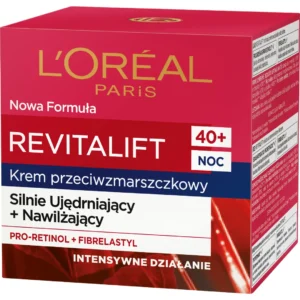L`Oreal Paris Revitalift krem do twarzy przeciwzmarszczkowy i ujędrniający na noc, 50 ml