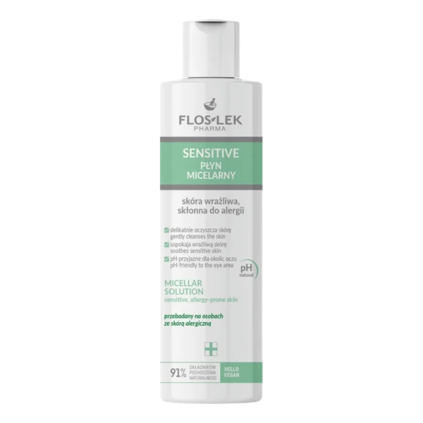 Floslek Sensitive płyn micelarny do skóry wrażliwej, 225 ml