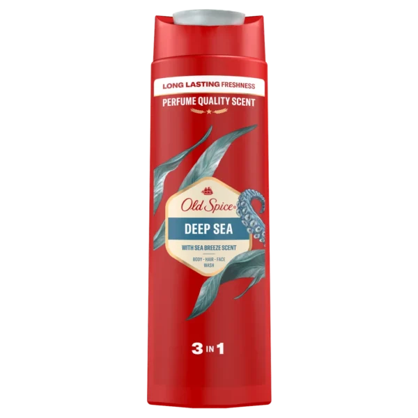 Old Spice Deep Sea Żel pod prysznic i szampon dla mężczyzn 3w1, 400 ml