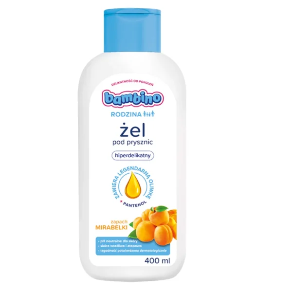Bambino Rodzina żel pod prysznic mirabelka, 400 ml - obrazek 3