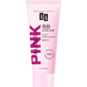 AA Aloes Pink multinawilżający krem BB z SPF 15, 02 Medium, 30 ml