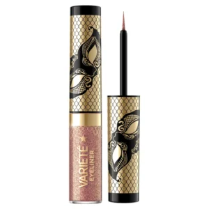 Eveline Cosmetics Variete Kolorowy eyeliner w kałamarzu nr 01 Sparkle Gold, 4 ml