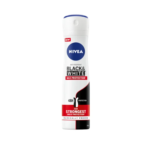Nivea Black & White Max Protection antyperspirant w sprayu, 150 ml