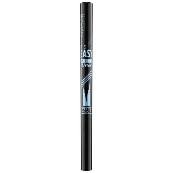 CATRICE It's Easy Tattoo Liner Waterproof eyeliner w płynie 010 Black Lifeproof, 1,1 ml