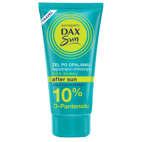 Dax Sun Travel Żel Chłodząco-łagodzący Po Opalaniu 10% D-pantenol, SOS Dla Skóry, 50 ml