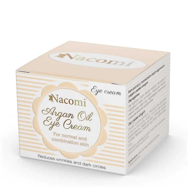 Nacomi krem arganowy pod oczy, 15 ml