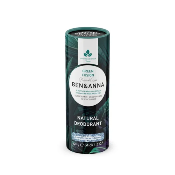 Ben & Anna naturalny dezodorant na bazie sody Green Fusion, 40 g