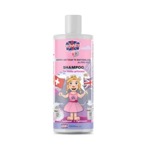RONNEY KIDS Ronney on Tour to Switzerland szampon do włosów dla dzieci o zapachu alpejskiego mleka, 300 ml