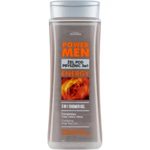 Joanna PowerMen żel pod prysznic czarny pieprz i guarana, 300ml