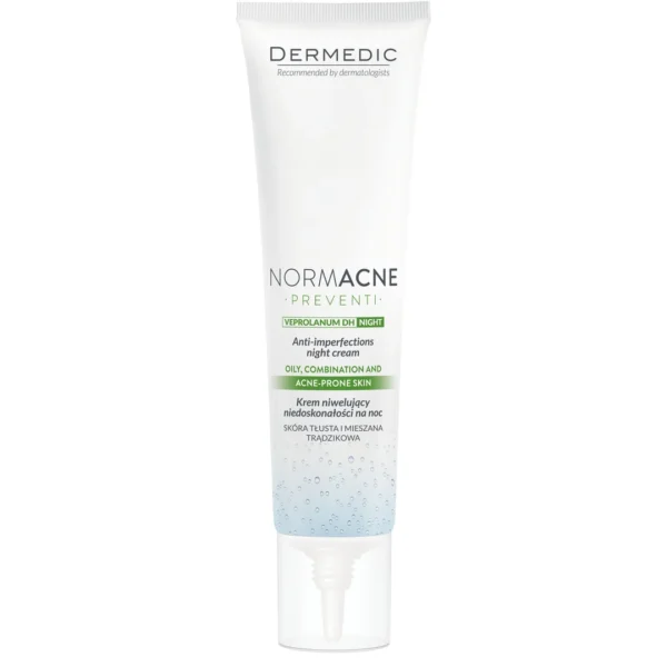 Dermedic Normacne krem niwelujący niedoskonałości na noc, 40 ml