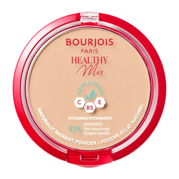 Bourjois Healthy Mix Wegański puder prasowany nr 04 Golden Beige, 10 g - obrazek 3