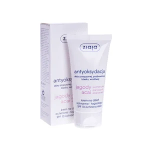 Ziaja Jagody Acai krem na dzień ochronno-łagodzący SPF 10, 50 ml