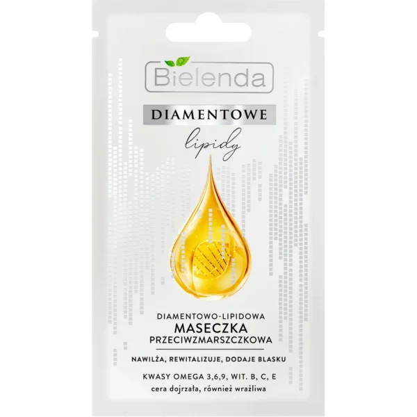Bielenda Diamentowe Lipidy lipidowa maseczka przeciwzmarszczkowa, 8 g