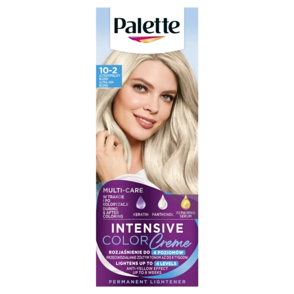 Palette Intensive Color Creme farba do włosów w kremie A10 Ultrapopielaty Blond, 50 ml