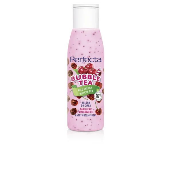 Perfecta Bubble Tea skoncentrowany żel pod prysznic Wild Cherry + Matcha Tea, 100 ml