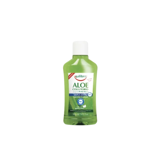 Equilibra Triple Action aloesowy płyn do płukania jamy ustnej, 500 ml